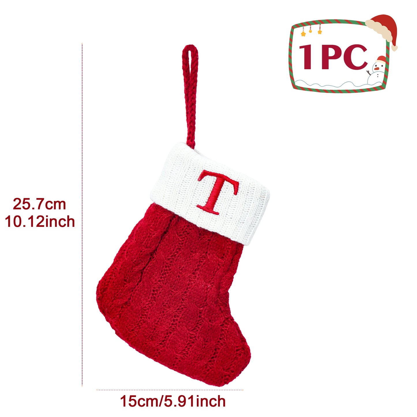 Knitted Christmas Socks & Stockings | Snowflake Holiday Decor & Gift